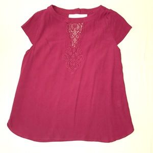 NWOT! Lovely Blouse with Appliqué